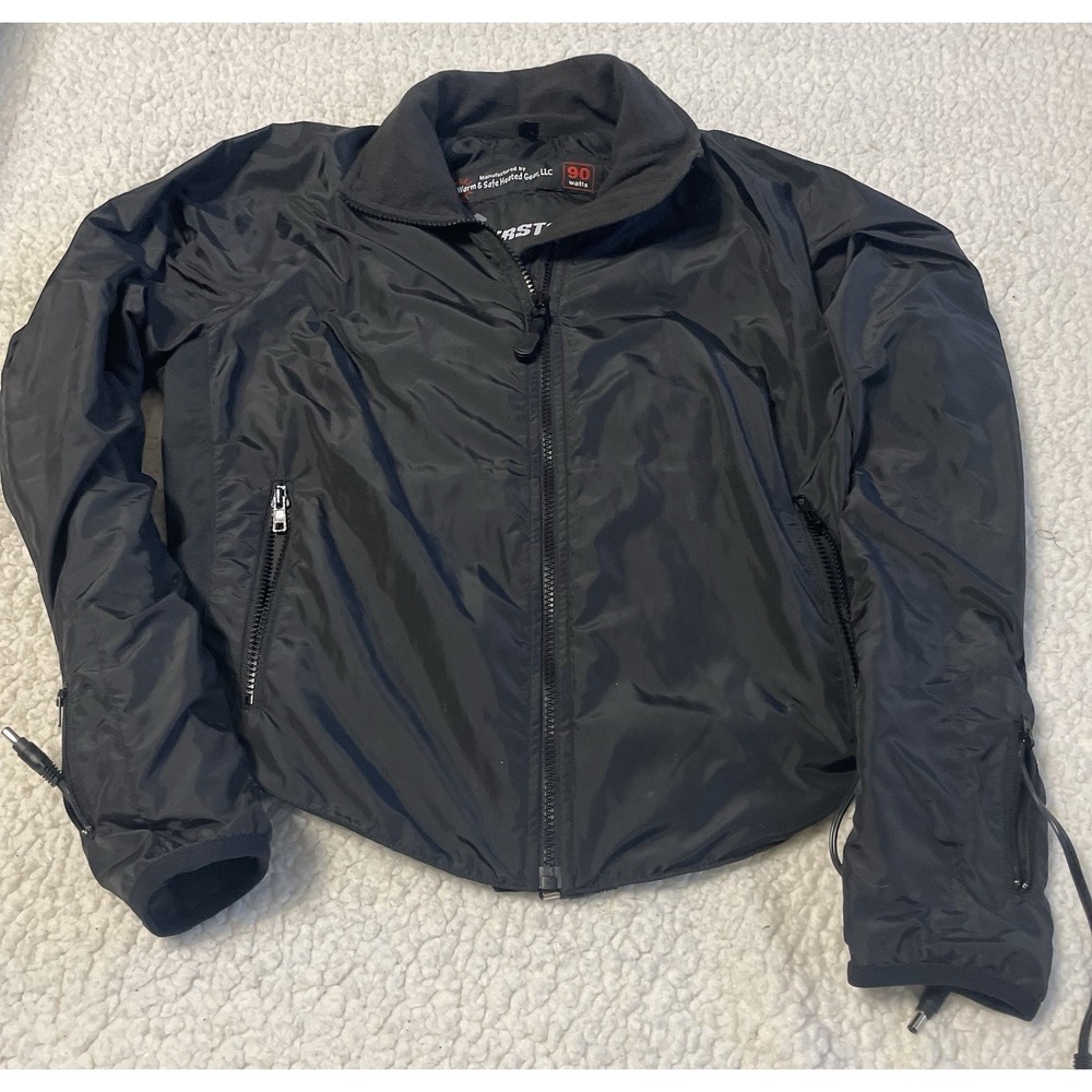 First Gear Women Jacket Medium Black Gen 4 Heated Liner 90 Watts